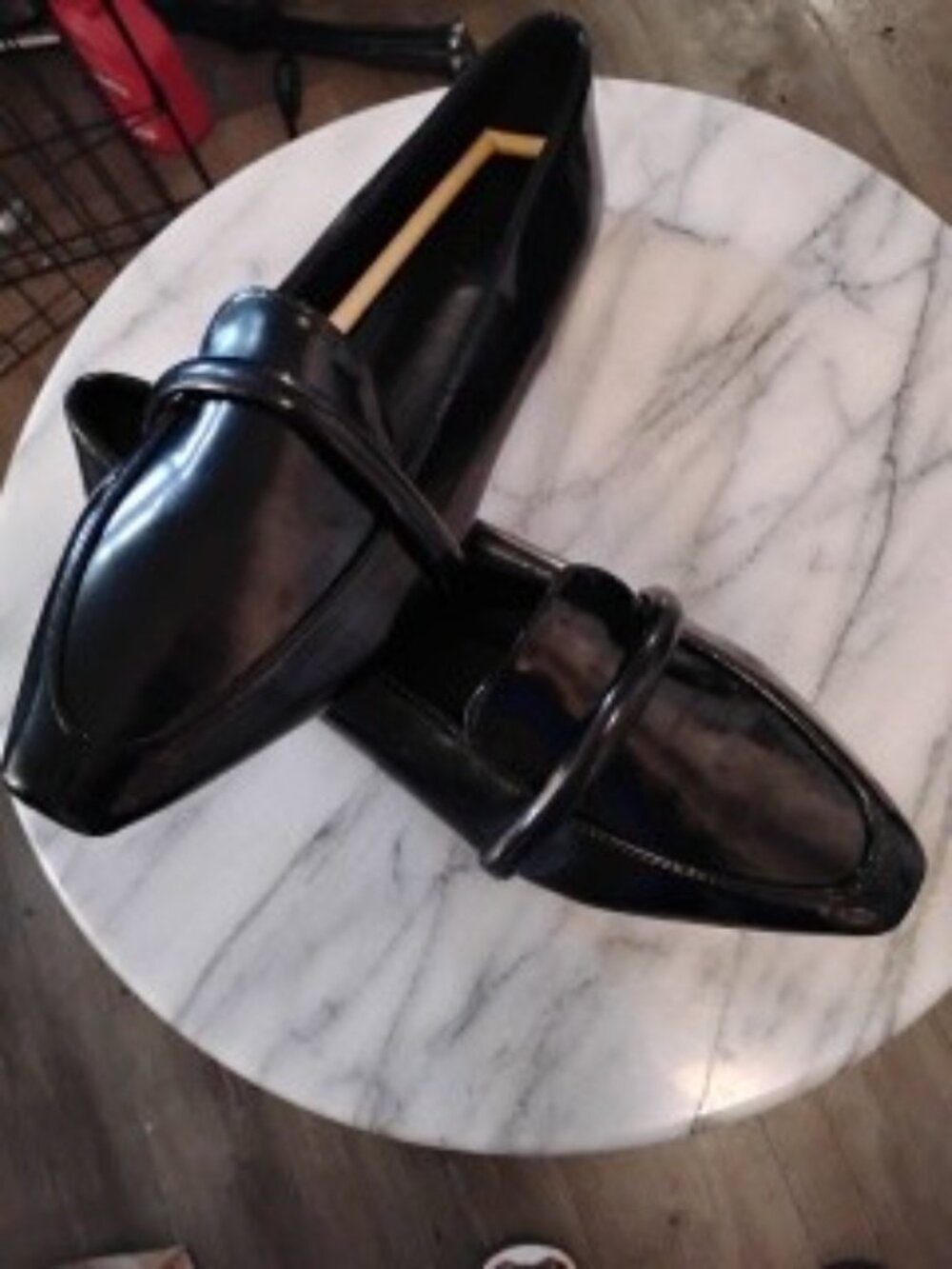 Classic Black Vegan Loafers